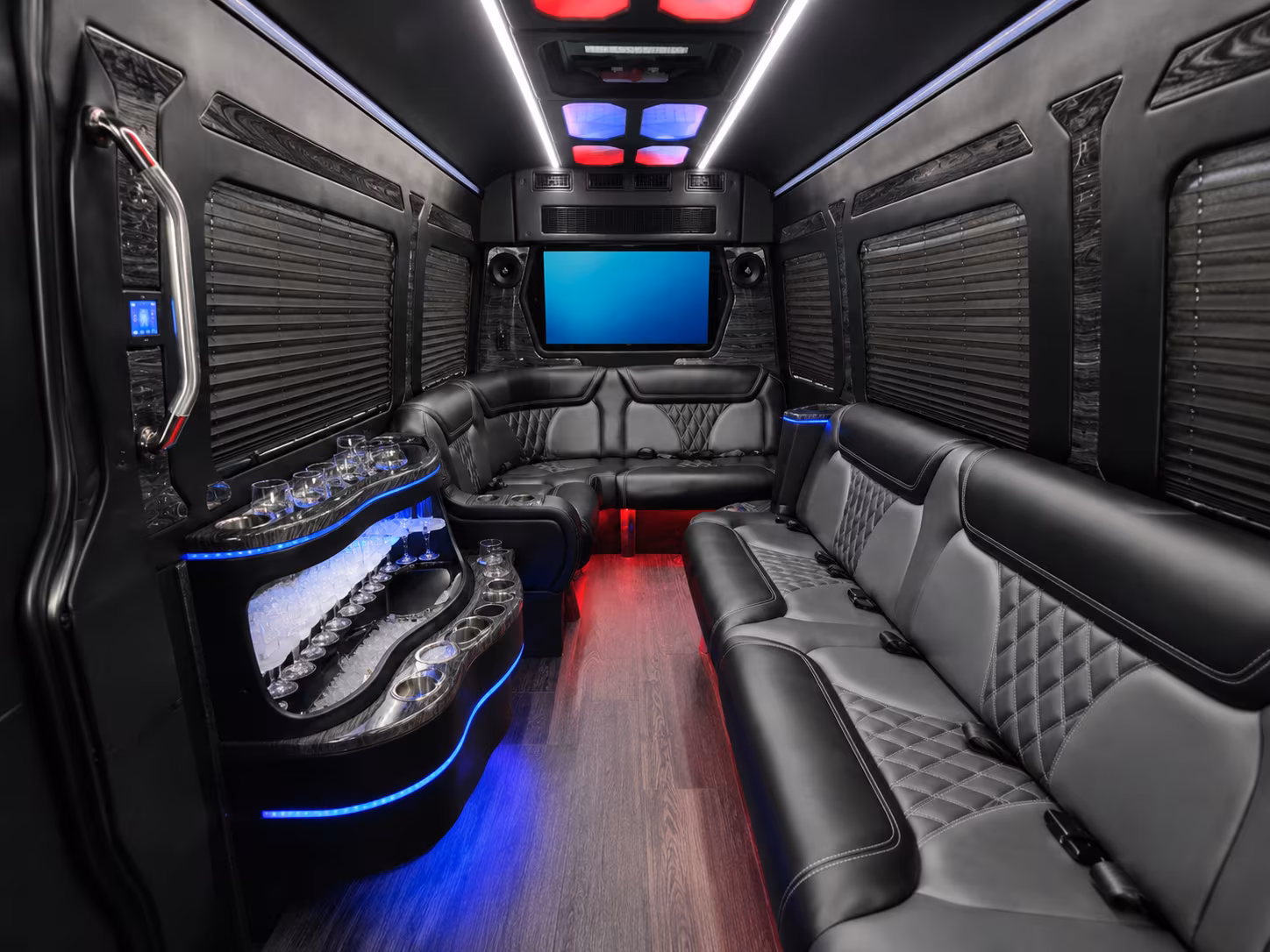 Grand Rapids Airport Shuttle & Transportation party bus exterior