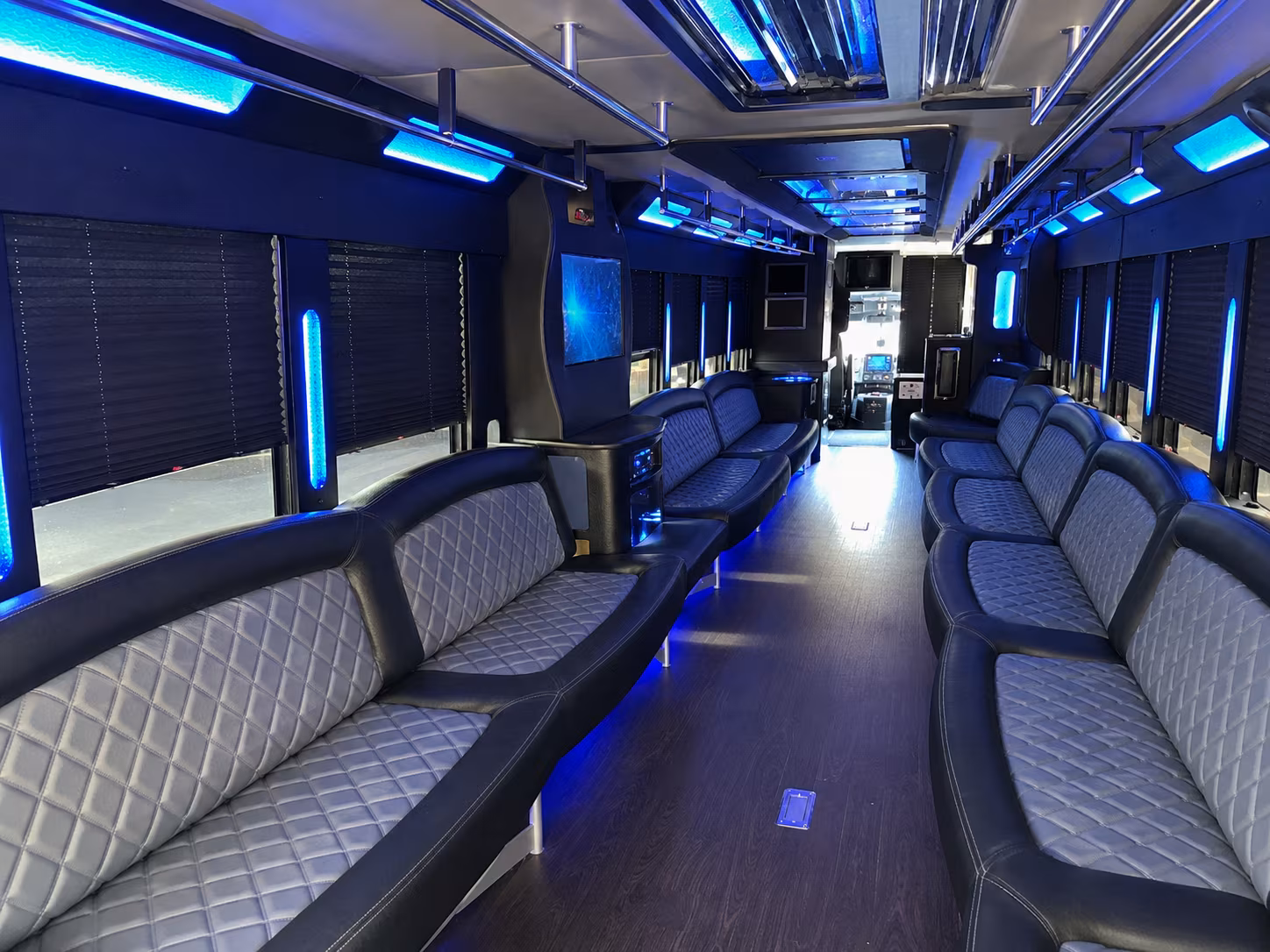 Grand Rapids Bachelor & Bachelorette Transportation onboard seating