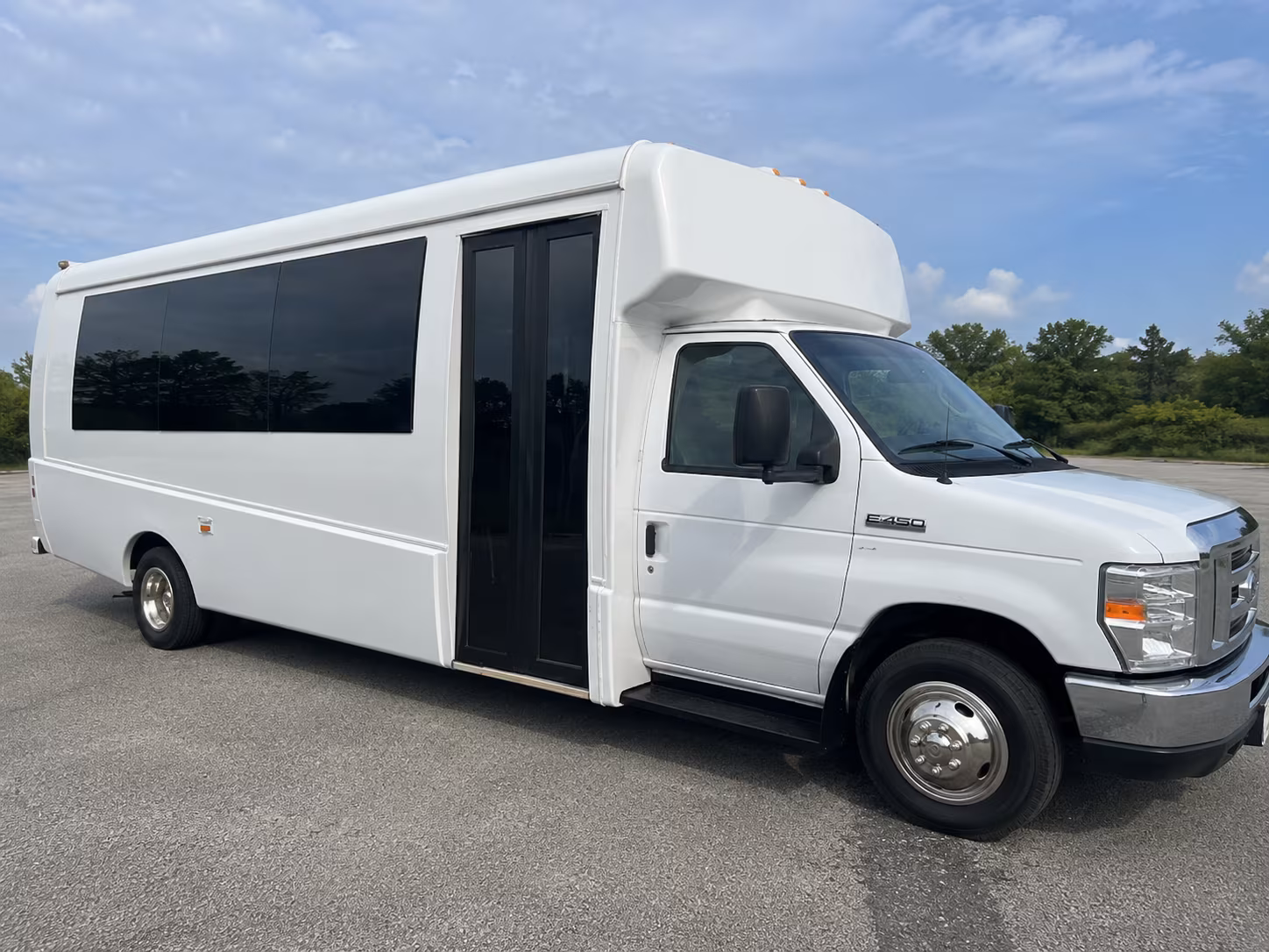 Grand Rapids Private Event Transportation party bus exterior