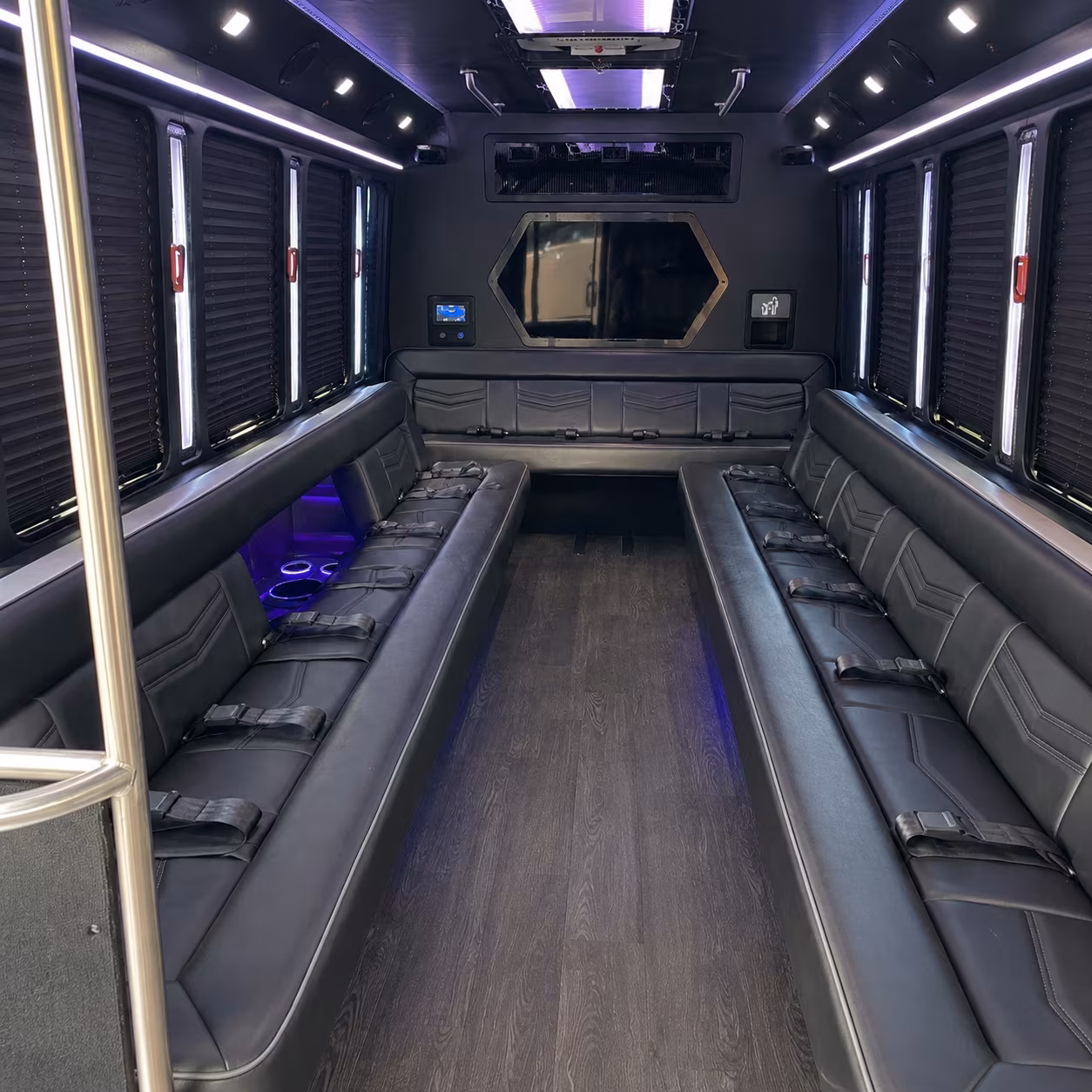 Grand Rapids Private Event Transportation party bus exterior