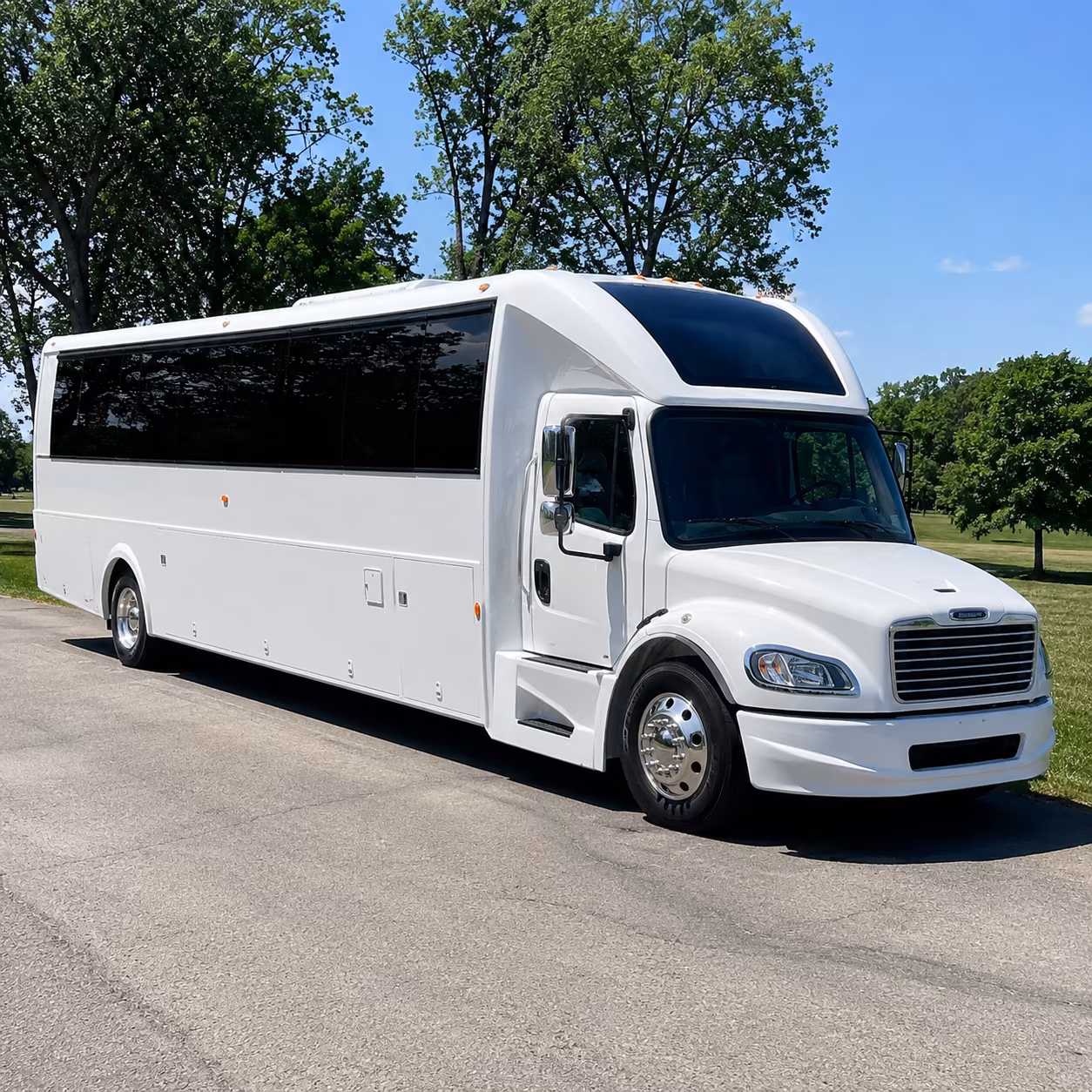 Grand Rapids Private Event Transportation party bus interior