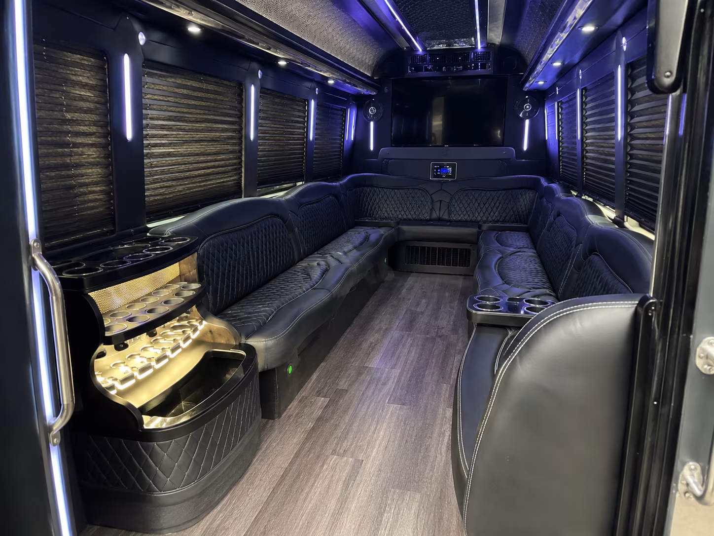 Grand Rapids Prom & Homecoming Transportation party bus exterior