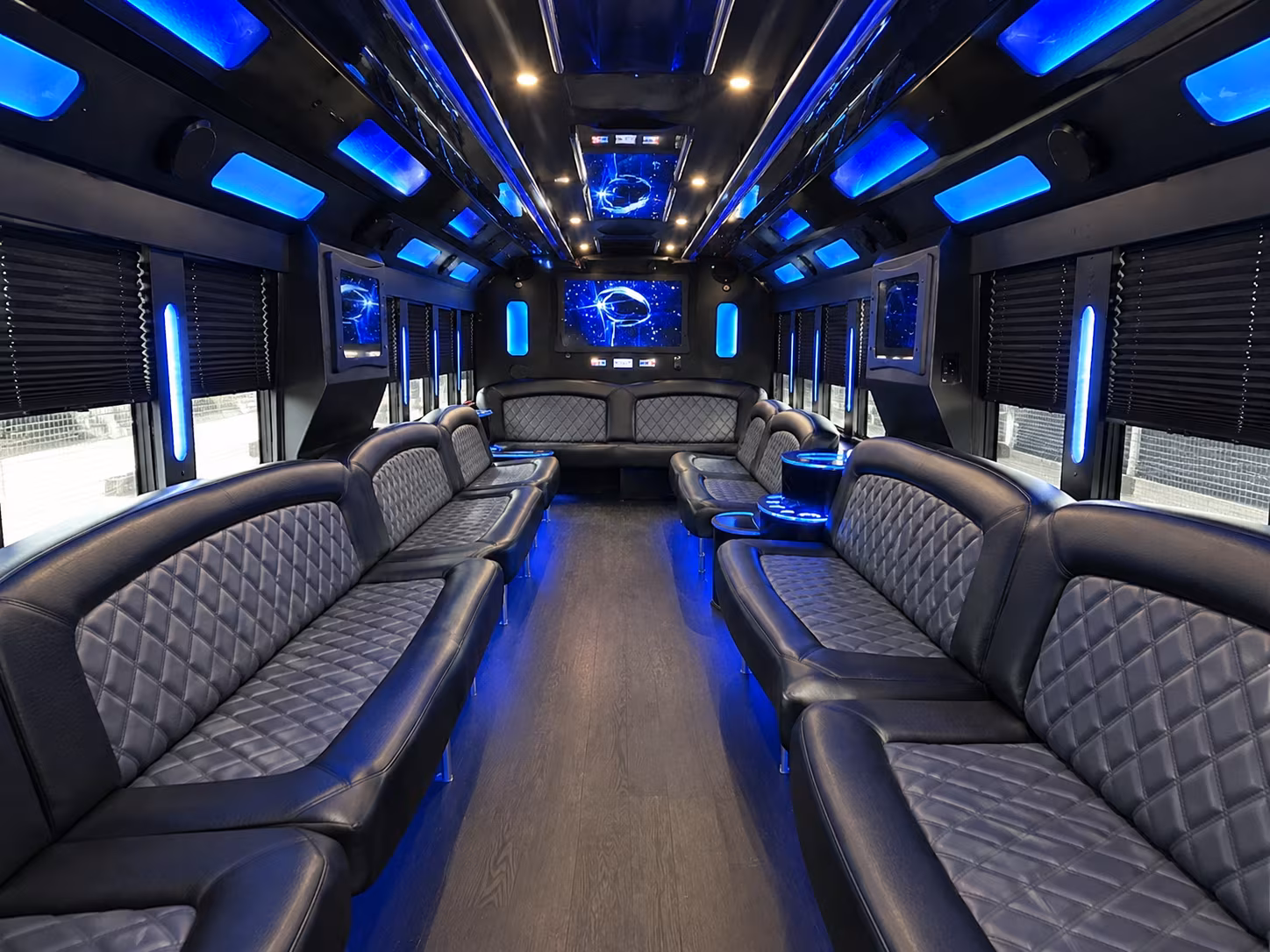 Grand Rapids Prom & Homecoming Transportation party bus exterior