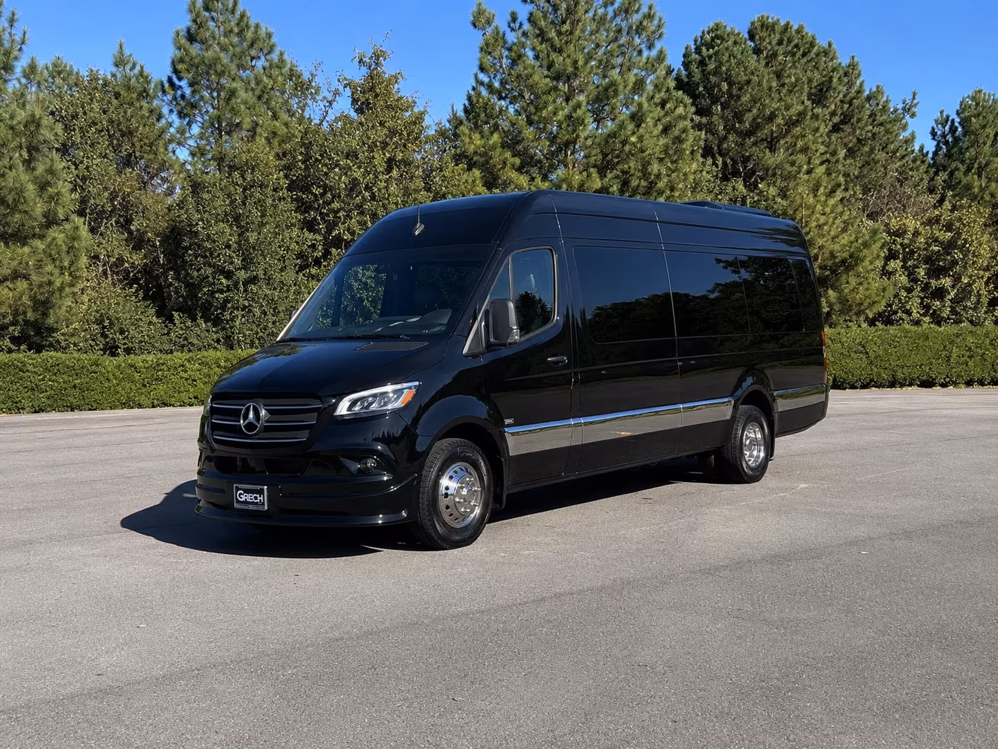 Grand Rapids School Event Transportation party bus exterior