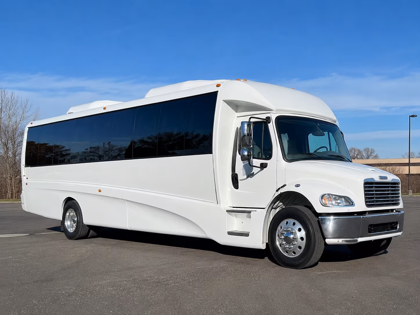 Grand Rapids Sporting Event Transportation party bus interior