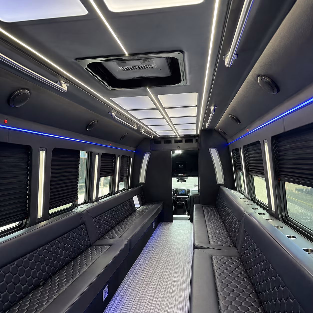 Grand Rapids Wedding Transportation party bus exterior