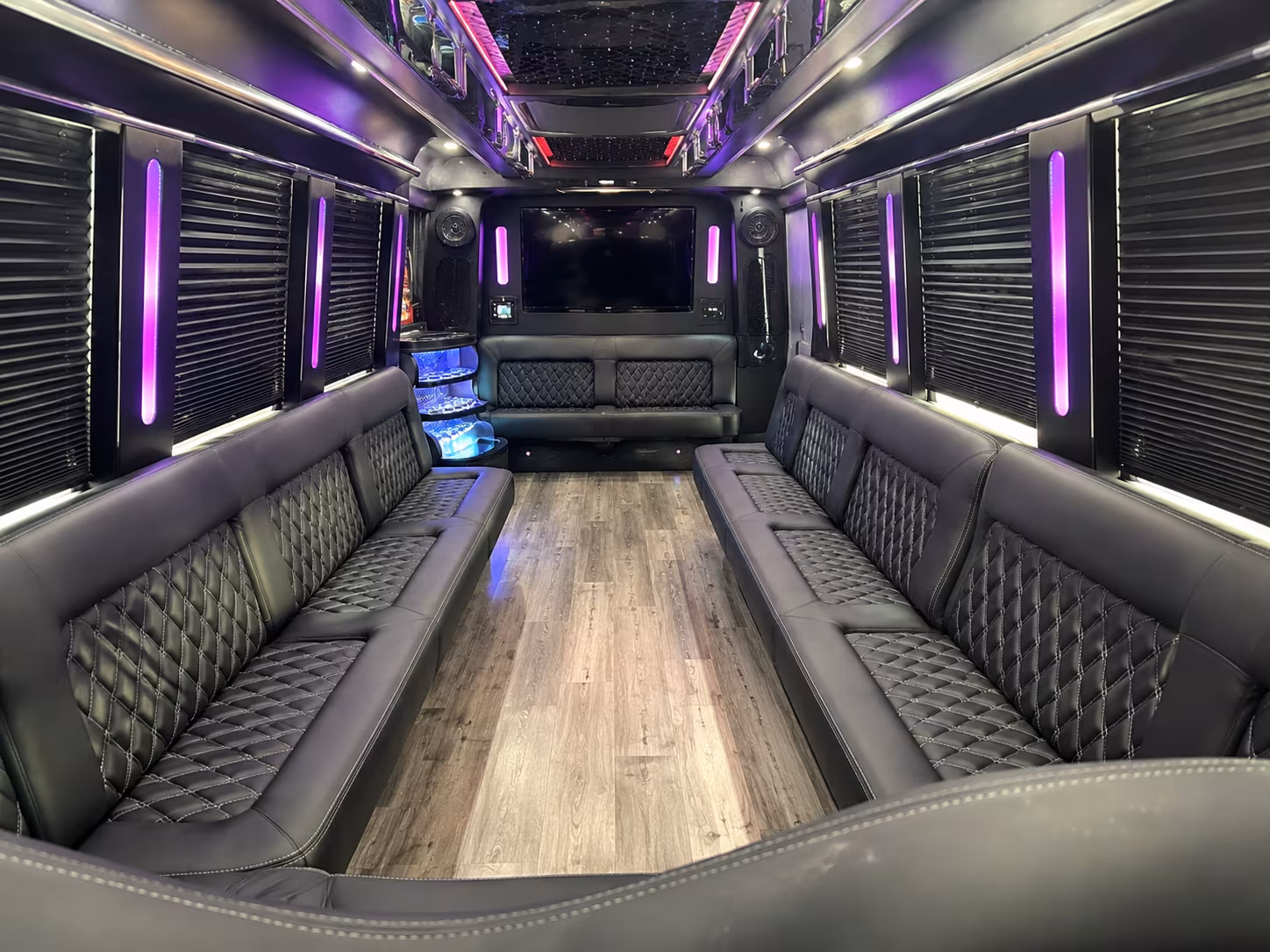 Grand Rapids Wedding Transportation party bus exterior