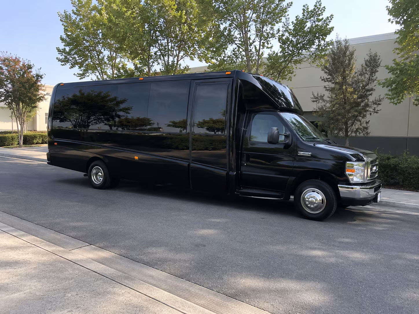 Grand Rapids Wedding Transportation party bus exterior