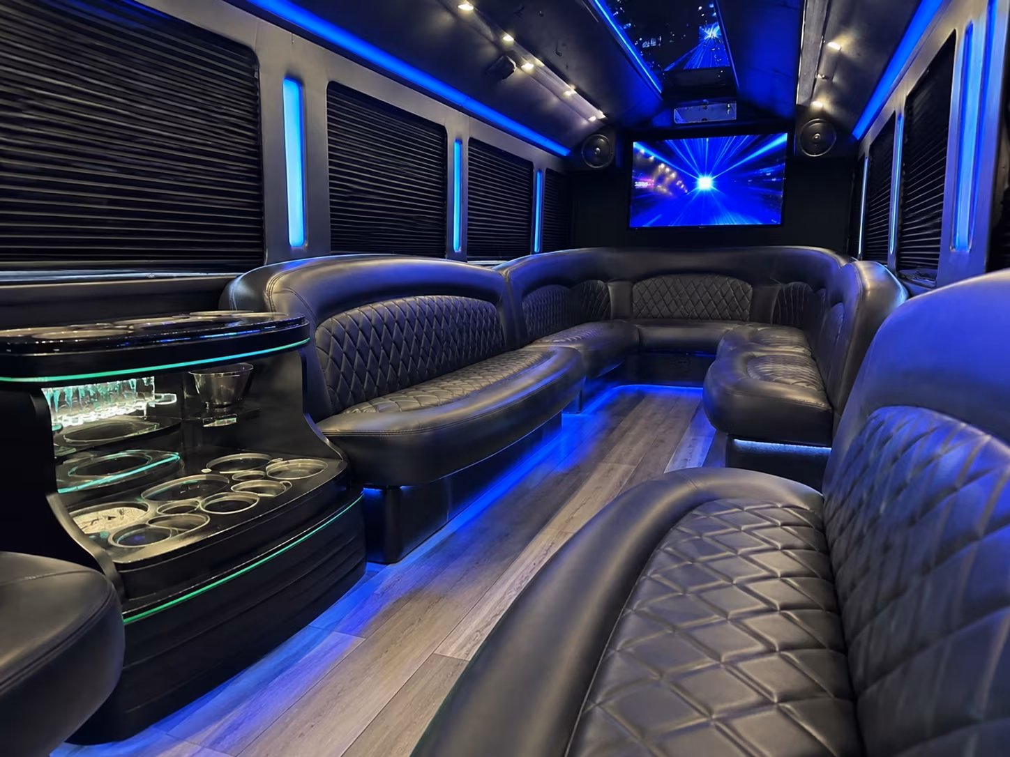 Grand Rapids Winery Tour & Pub Crawl Transportation party bus exterior