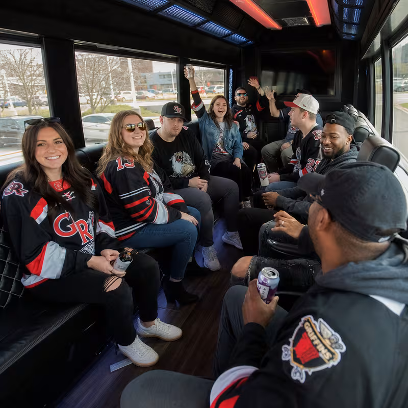 Grand Rapids Sporting Event Transportation fleet vehicle