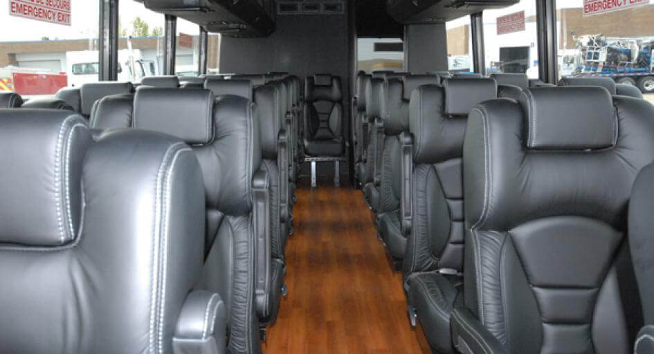 Saginaw 20 Passenger Minibus Interior