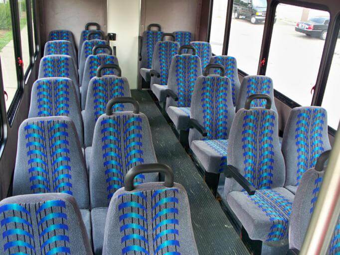 Lansing 25 Passenger Mini Bus Interior