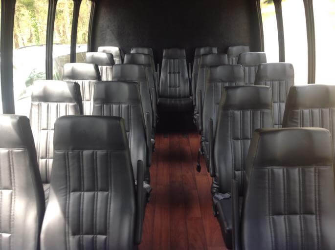 Lansing 30 Passenger Shuttle Bus Interior