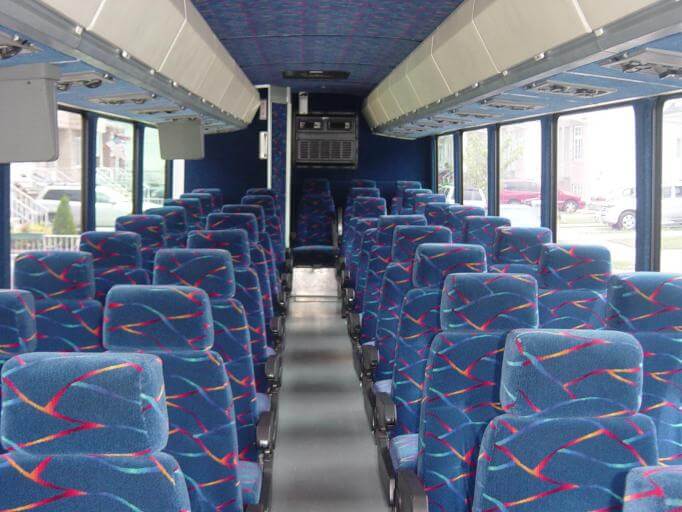 Lansing 35 Passenger Shuttle Bus Interior