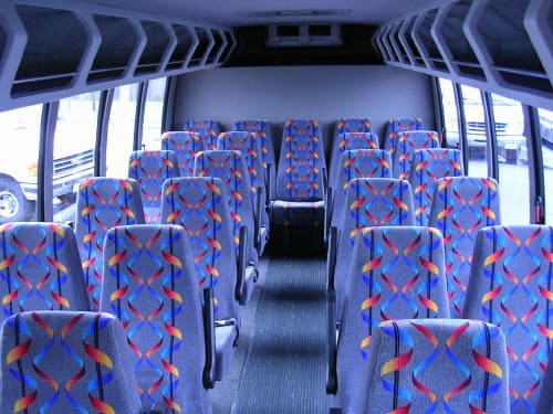 Warren 15-35 Passenger Minibuses Interior